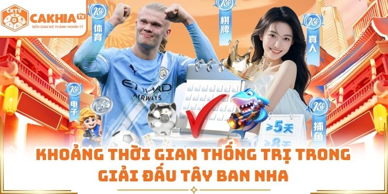 La Liga - Tìm Hiểu Thông Tin Mùa Giải Đặc Sắc Cùng CakhiaTV 2 Khoảng thời gian thống trị trong giải đấu Tây Ban Nha
